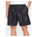 Under Armour Športové kraťasy UA Woven Emboss Short 1377137 Čierna Regular Fit