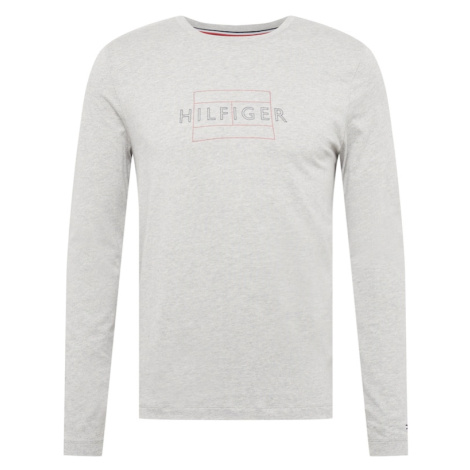 TOMMY HILFIGER Tričko  námornícka modrá / svetlosivá / červená