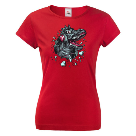 Dámské tričko s potlačou dinosaura - skvelý darček na narodeniny