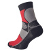 Knoxfield Basic Unisex ponožky 03160040 čierna/červená