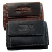 Pánska kožená vrecková peňaženka Wild väčšia Farba: Hnedá