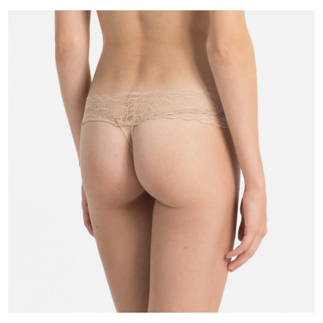 Dámské tanga model 6536327 meruňková - Calvin Klein