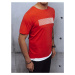 Red men's T-shirt Dstreet z with print