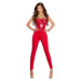 Sexy KouCla "Let s Party" sequin bandeau jumpsuit red