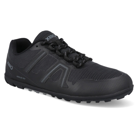 Barefoot tenisky s membránou Xero shoes - Mesa Trail WP Black M vegan čierne