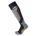 Mico WEIGHT OFFICIAL ITA SKI SOCKS JR Detské lyžiarske ponožky, sivá, veľkosť
