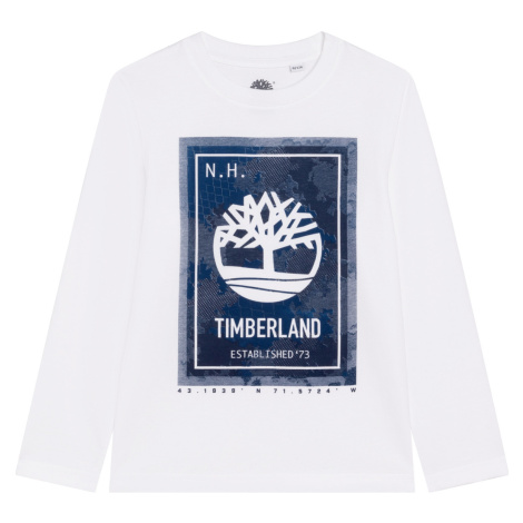 Timberland  T25T39-10B  Tričká s dlhým rukávom Biela