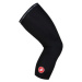CASTELLI Cyklistické návleky na nohy - UPF 50+ - čierna