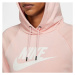 Nike WOMENS FLEECE PULLOVER HOODIE Dámska mikina, ružová, veľkosť