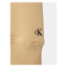 Calvin Klein Jeans Mikina Stack Logo IB0IB01292 Béžová Regular Fit