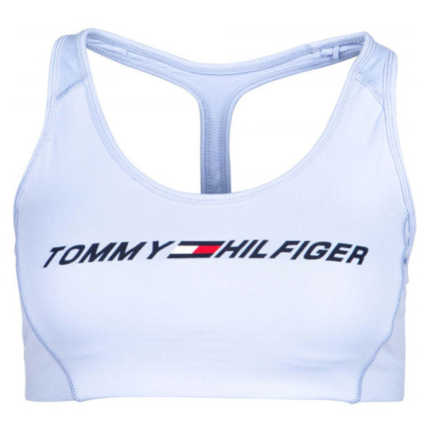 Tommy Hilfiger LIGHT INTENSITY GRAPHIC BRA Dámska športová podprsenka, svetlomodrá, veľkosť
