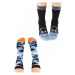 Denokids Shark Party Boys 2 Pack Socket Socks Set