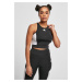 Women's Cropped Sports Top Starter Black/White