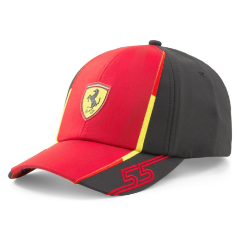 Ferrari detská čiapka baseballová šiltovka Sainz official red F1 Team 2023 Puma