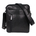 Sendi Design Pánska kožená taška cez rameno DANDY čierna