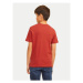 Jack&Jones Junior Tričko Logo 12258877 Červená Regular Fit