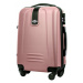 Ružový ľahký plastový cestovný kufor &quot;Superlight&quot; - veľ. M