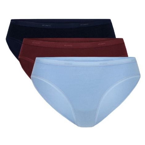 Briefs Atlantic 3LP-195 A'3 S-2XL navy blue-blue-ochre 059