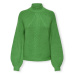 Only  Katia Life High Neck Knit - Green Bee  Svetre Biela