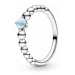 Pandora Strieborný prsteň pre ženy narodené v decembri 198867C07 56 mm
