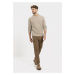 Sveter Camel Active Pullover Crewneck Light Wallnut