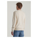 SVETER GANT COTTON TEXTURED C-NECK CREAM