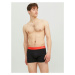 JACK & JONES Boxerky  námornícka modrá / zelená / oranžovo červená / čierna