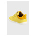 Detské kožené poltopánky Camper žltá farba