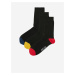 Sada troch párov pánskych ponožiek v čiernej farbe ZOOT.lab