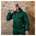 Mikina s kapucňou Iron Aesthetics Cargo Hoodie, zelená