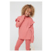 Trendyol Powder Ruffle Detailed Corduroy Girl Knitted Blouse