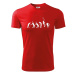 Pánske tričko pre tenistov Evolúcia tenis - skvelý darček pre tenistov