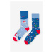 Modré vzorované ponožky More Presents 079