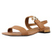 Tommy Hilfiger  HARDWARE FLAT SANDAL  Sandále Hnedá