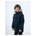 Chlapčenská bunda 4F JUNIOR BOYS JACKET JKUM001-20S-DEEP BLACK