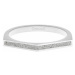 Gravelli Oceľový prsteň s betónom Two Side oceľová / sivá GJRWSSG122 50 mm