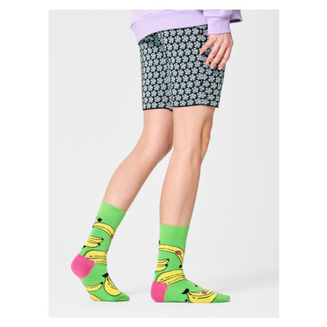 Happy Socks Ponožky Vysoké Unisex BAN01-7000 Zelená