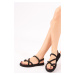 Fox Shoes Black Women's Sandals