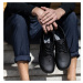 Groundies Palermo Black spoločenské barefoot topánky 44 EUR