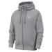 Sivá pánska mikina na zips Nike Sportswear Club Fleece Hoodie BV2645-063