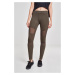 Women's Tech Mesh Leggings - Dark Olive