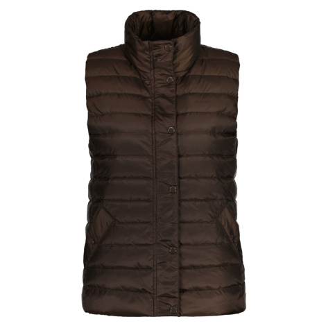 VESTA GANT LIGHT DOWN VEST RICH BROWN