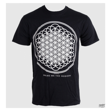 Tričko metal ROCK OFF Bring Me The Horizon Sempiternal Čierna sivá hnedá