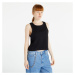 CALVIN KLEIN JEANS Tab Rib Tank Top black denim