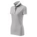 Malfini premium Collar up Dámska polokošeľa 257 silver gray