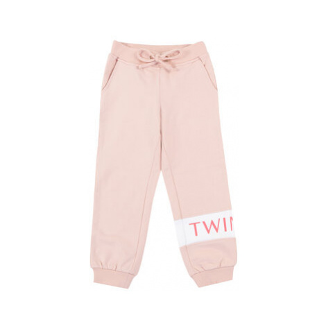 TwinSet Teplákové nohavice 201GJ2374 D Ružová Regular Fit