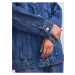 Modrá dámska oversize džínsová bunda Pieces Tika