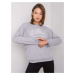 RUE PARIS Grey melange hoodie