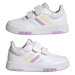 Dievčenská rekreačná obuv ADIDAS Tensaur Sport 2.0 CF K cloud white almost blue bliss lilac