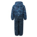 Chlapčenský zimný overal COLOR KIDS Coverall AOP, AF 10.000, total eclipse